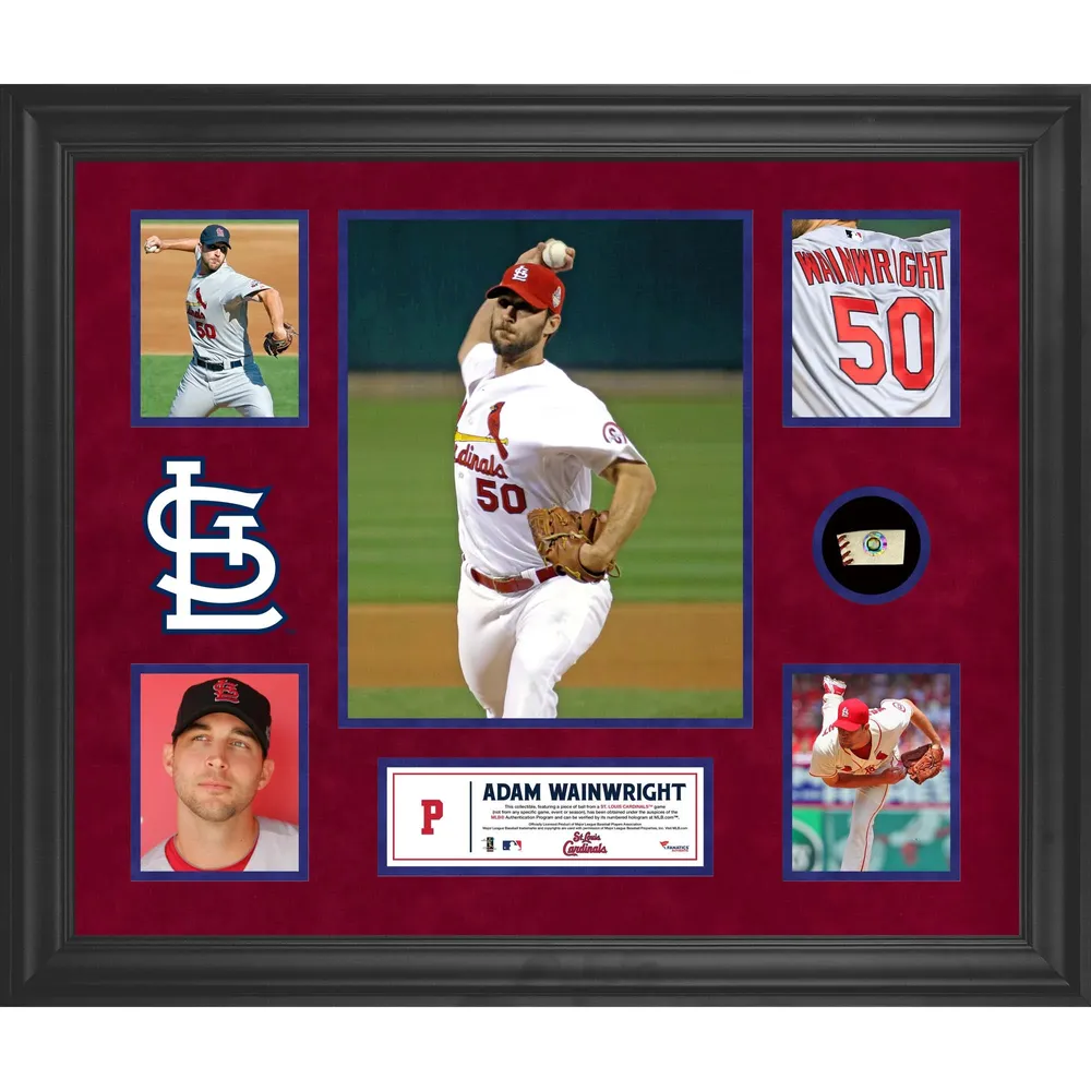 Lids Adam Wainwright St. Louis Cardinals Fanatics Authentic Framed