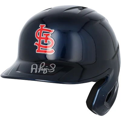 Réplique du casque de frappeur chromé autographié par Albert Pujols des Cardinals de Saint-Louis
