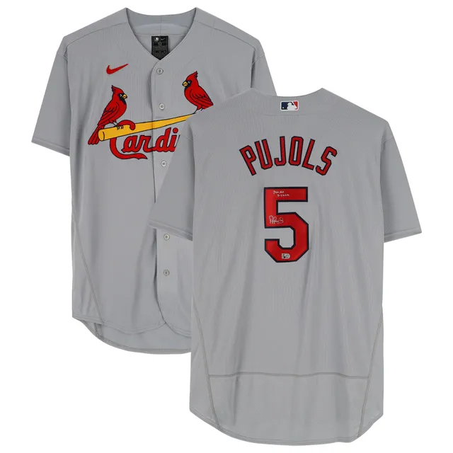 Men's Nike Albert Pujols White St. Louis Cardinals Home Official Replica  Player Jersey