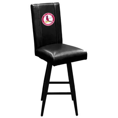 St. Louis Cardinals Logo Swivel Bar Stool 2000 - Black