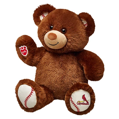 Ours en peluche Build-A-Bear des Cardinals de Saint-Louis