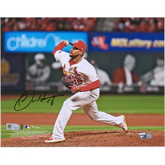 Lids Jack Flaherty St. Louis Cardinals Autographed Fanatics Authentic 8 x  10 Pitching in Blue Jersey Photograph