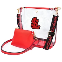 Sac à main transparent avec strass Cuce St. Louis Cardinals