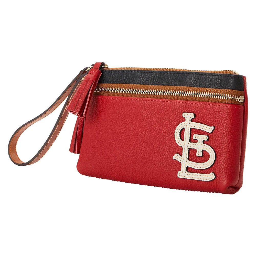 Dooney & Bourke St. Louis Cardinals Infield Double-Zip Wristlet