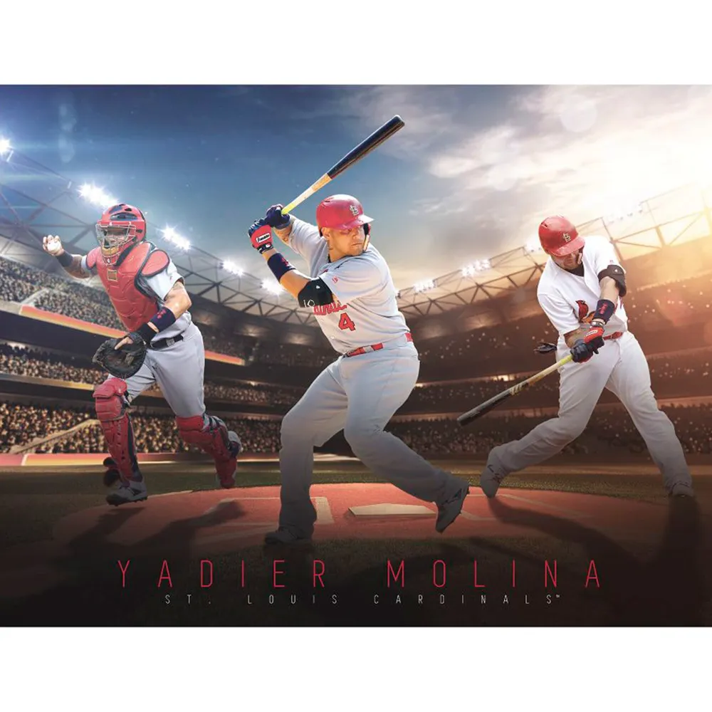 Yadier Molina Autographed Baseball Bat