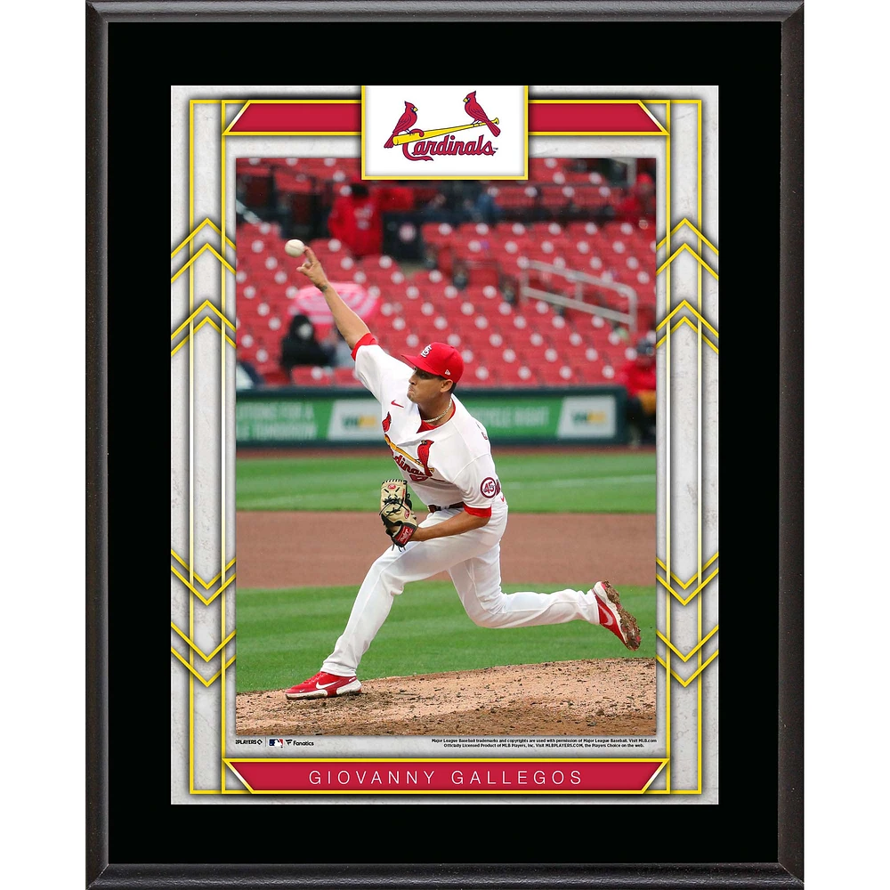 Giovanny Gallegos St. Louis Cardinals Framed 10.5" x 13" Sublimated Player Plaque
