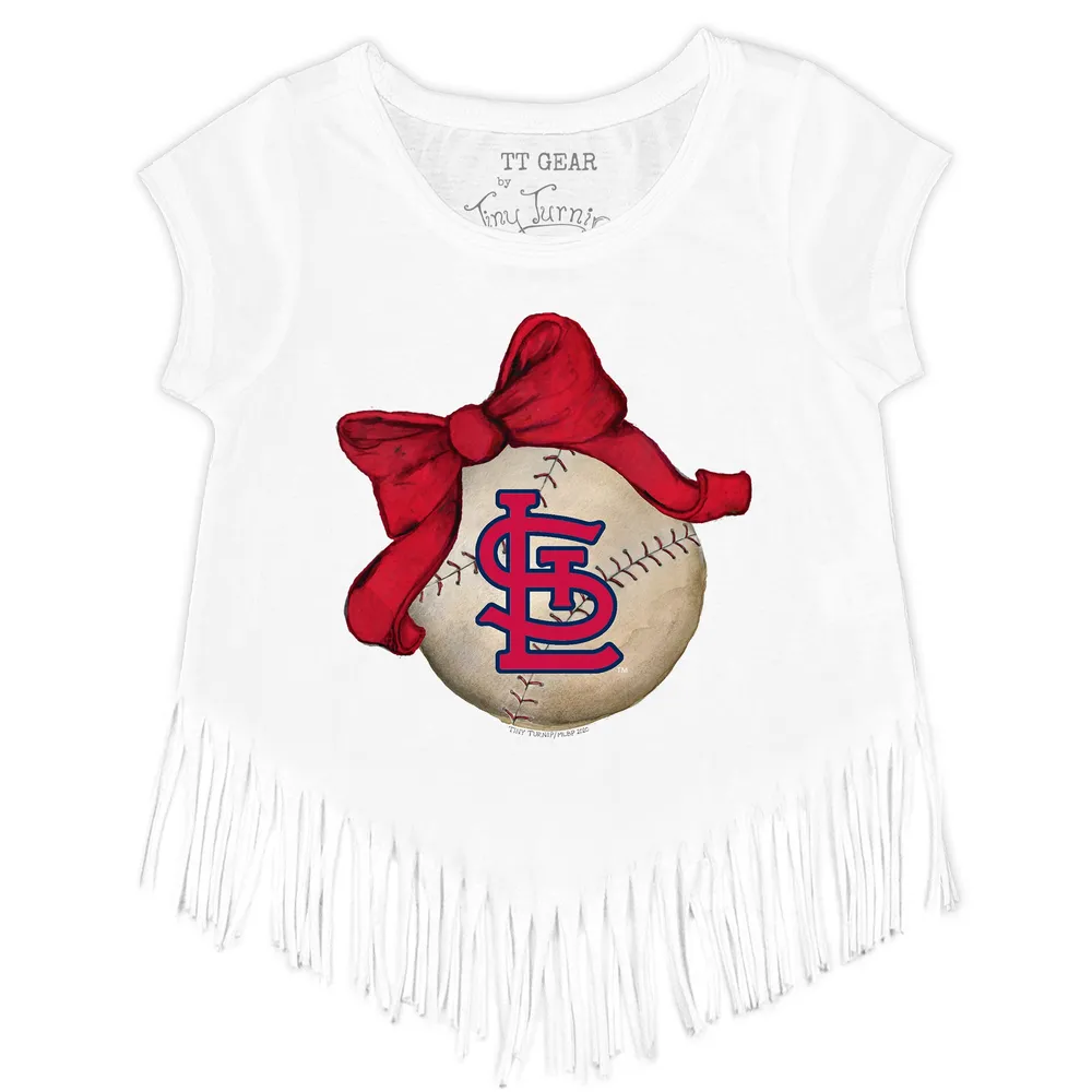 Lids St. Louis Cardinals Tiny Turnip Women's Baseball Babes T-Shirt - White