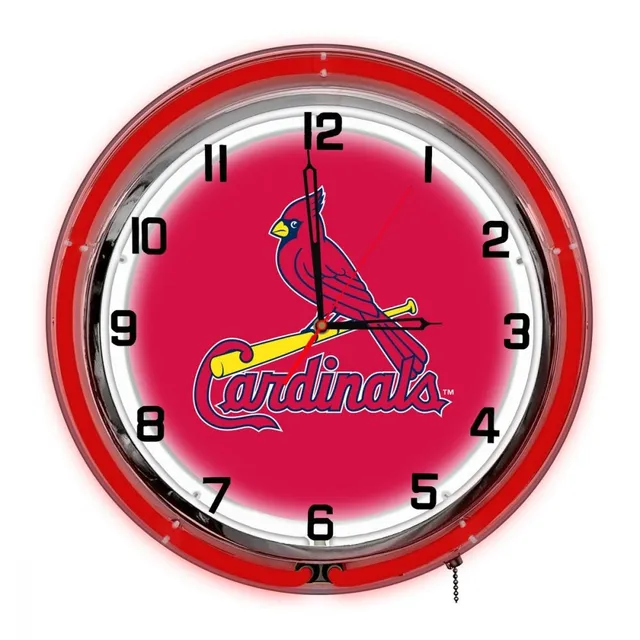 St. Louis Cardinals Imperial Oak Barrel Clock