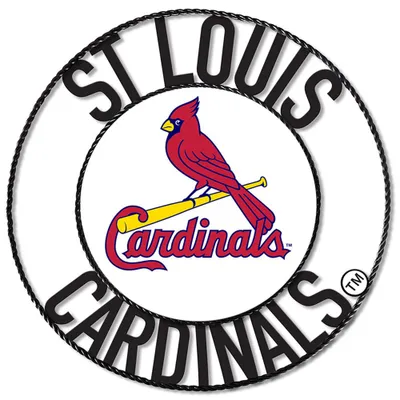 St. Louis Cardinals Imperial 24'' Wrought Iron Wall Art