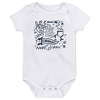 Infant  Navy St. Louis Cardinals Batter Up 3-Pack Bodysuit Set