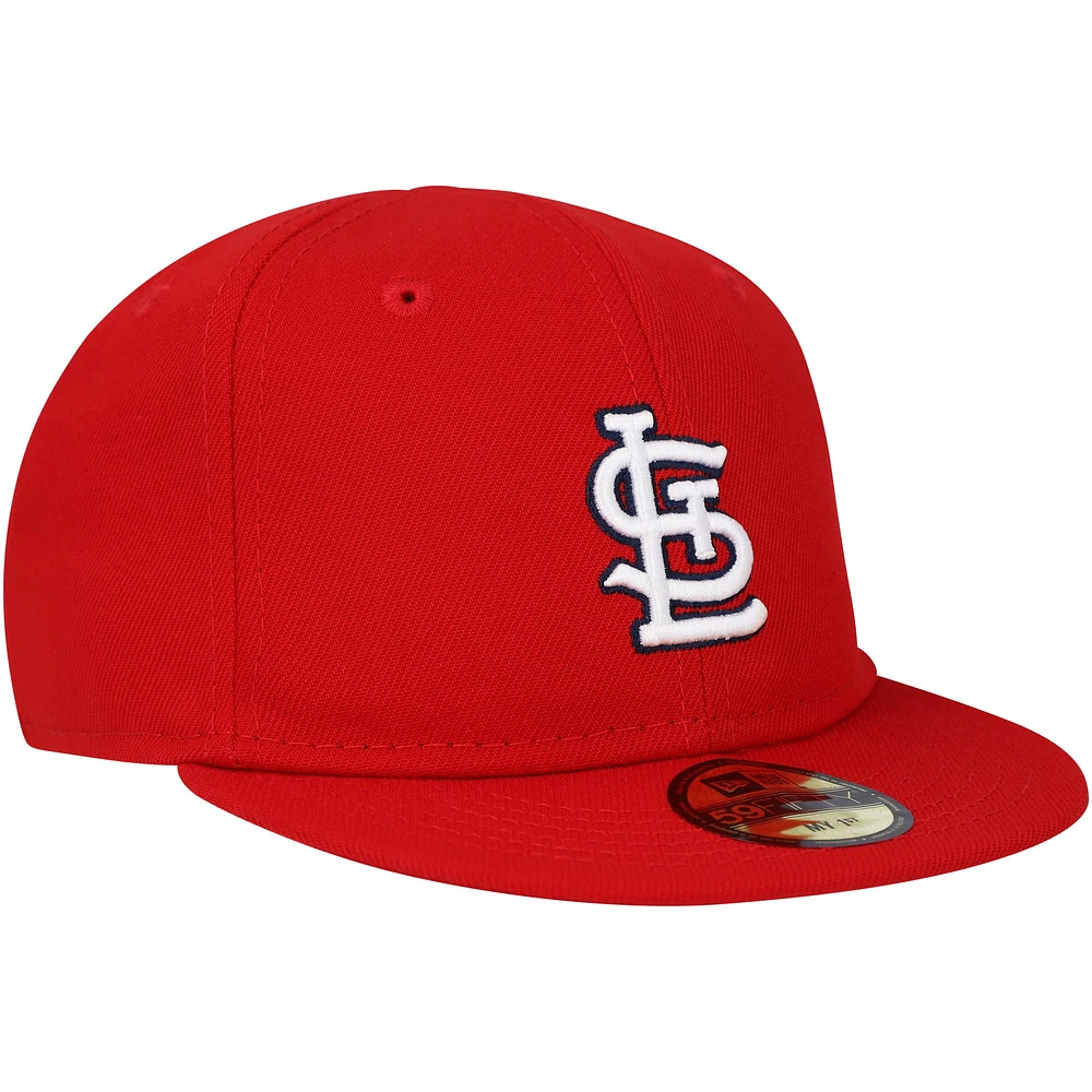 Casquette ajustée My First 59FIFTY rouge des Cardinals de Saint-Louis New Era pour bébé