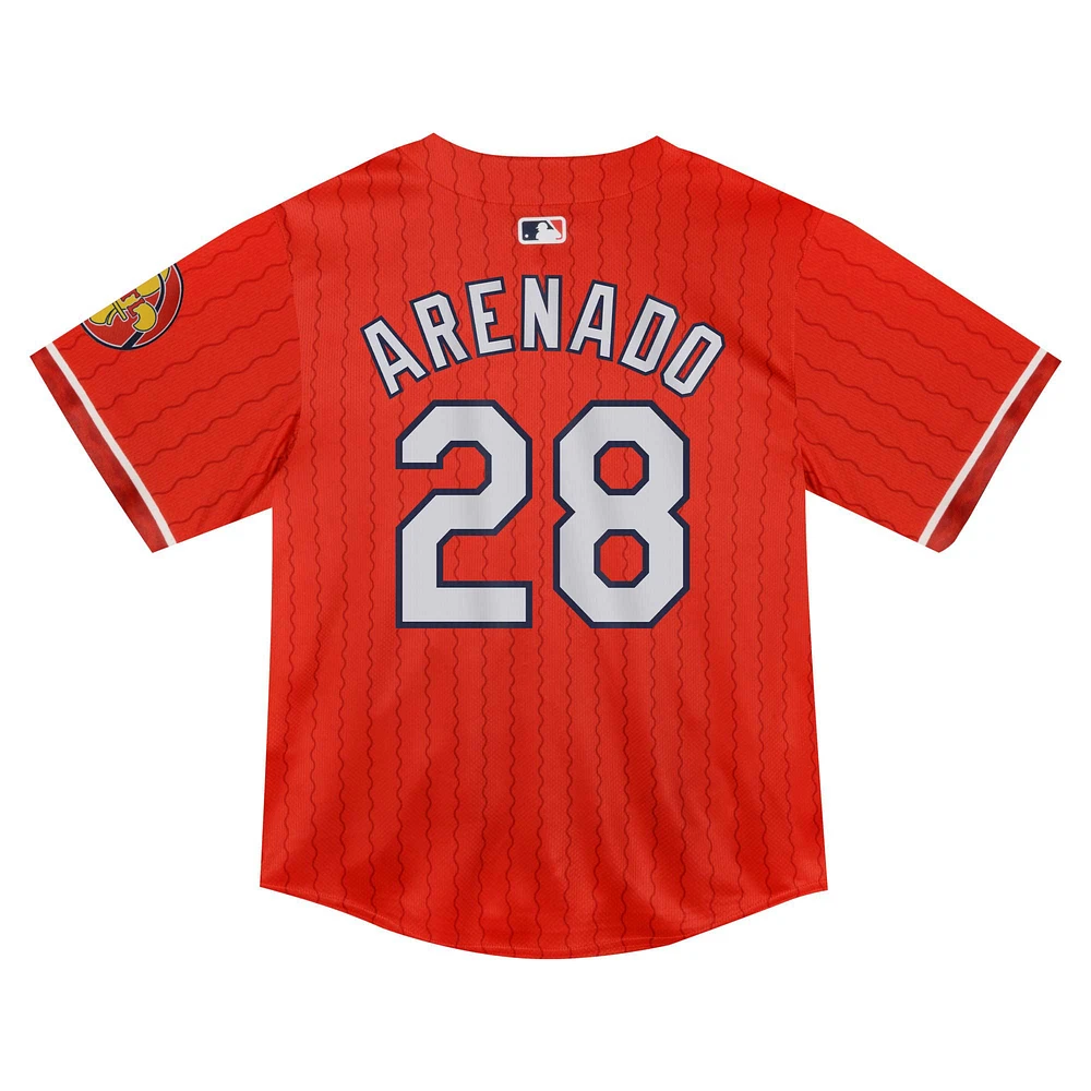 Maillot de joueur Nike Nolan Arenado St. Louis Cardinals 2024 City Connect Limited pour bébé, rouge