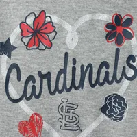 Infant Red/Navy/Gray St. Louis Cardinals Batter Up 3-Pack Bodysuit Set