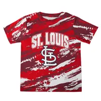 Ensemble t-shirt et short St. Louis Cardinals Stealing Homebase 2.0 rouge/bleu marine pour bébé