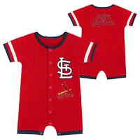 Infant  Red St. Louis Cardinals Double Hit Coverall 2-Piece Set