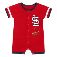 Infant  Red St. Louis Cardinals Double Hit Coverall 2-Piece Set