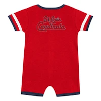 Infant  Red St. Louis Cardinals Double Hit Coverall 2-Piece Set