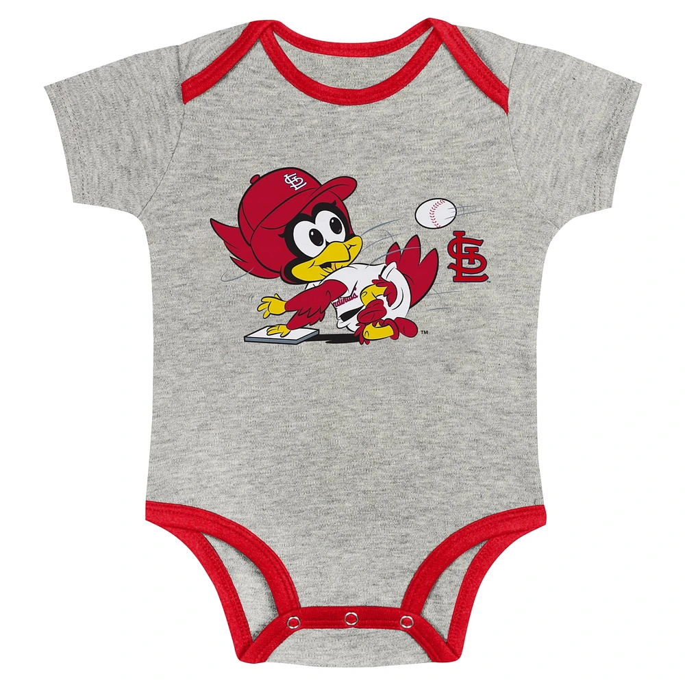 Ensemble de 2 bodys Play Ball des Cardinals St. Louis pour bébé