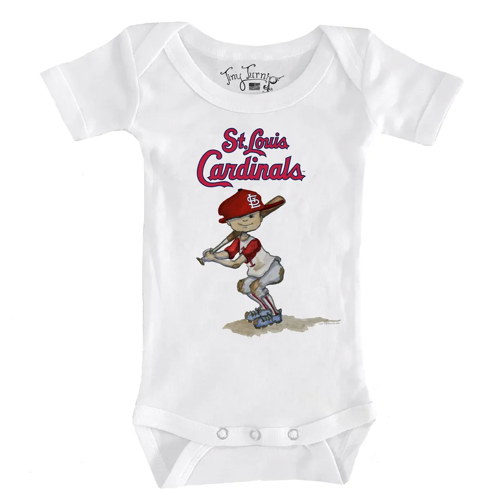 St. Louis Cardinals Infant Striped Biggest Little Fan Onesie
