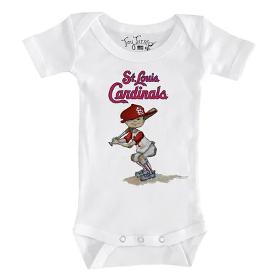 St. Louis Cardinals Tiny Turnip Infant Slugger Bodysuit - White