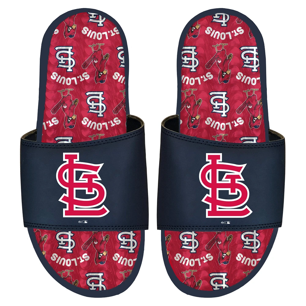 ISlide St. Louis Cardinals Team Pattern Sandales à glissière en gel