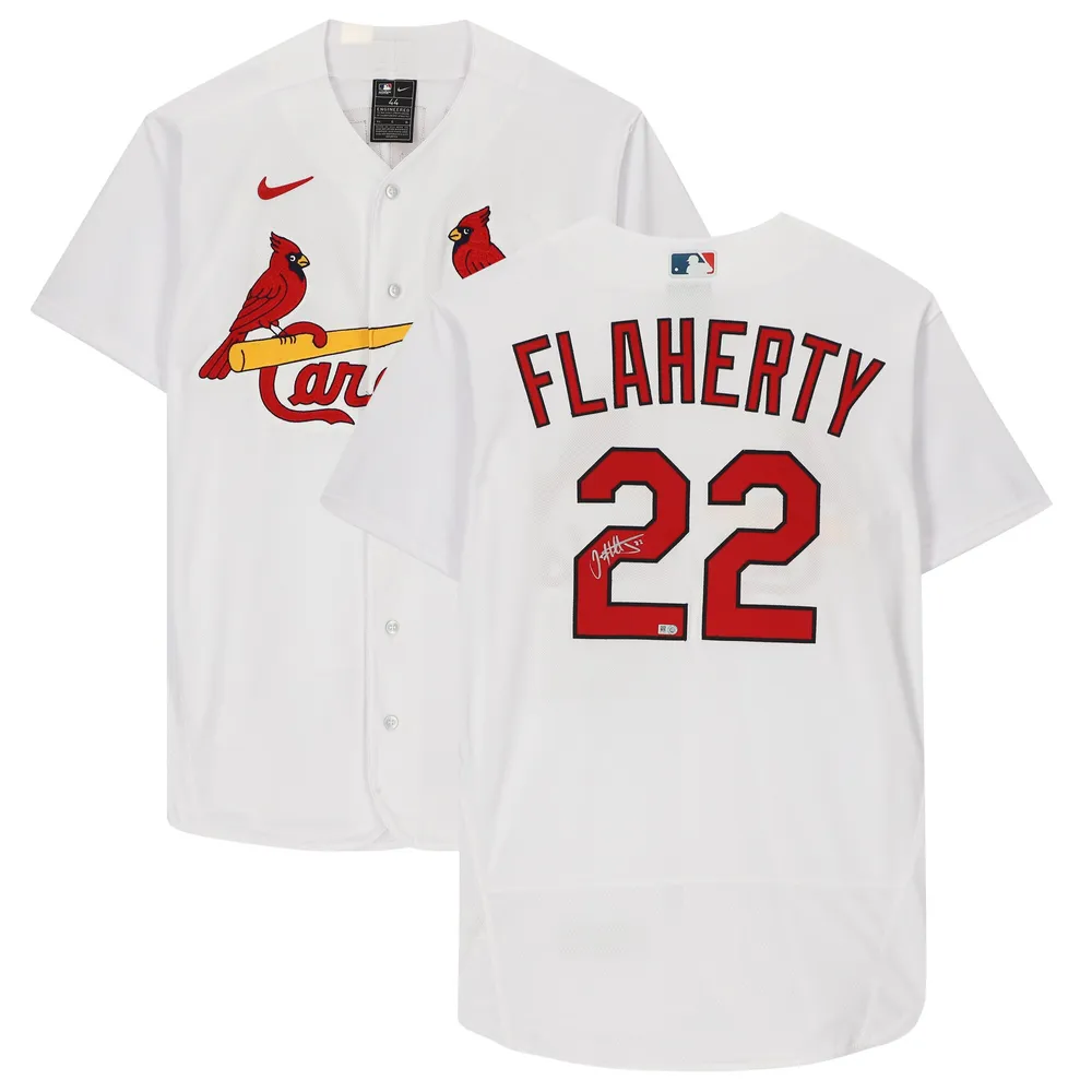 Lids Jack Flaherty St. Louis Cardinals Fanatics Authentic Autographed Nike  Home Authentic Jersey