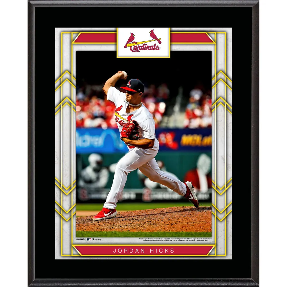 Lids Jordan Hicks St. Louis Cardinals Fanatics Authentic 10.5'' x 13''  Sublimated Player Name Plaque