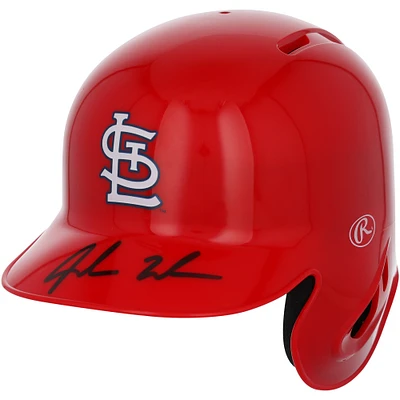 Casque de frappeur miniature autographié par Jordan Walker des Cardinals de Saint-Louis