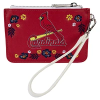 Pochette de poignet florale Loungefly St. Louis Cardinals