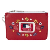 Loungefly St. Louis Cardinals Floral Wrist Clutch