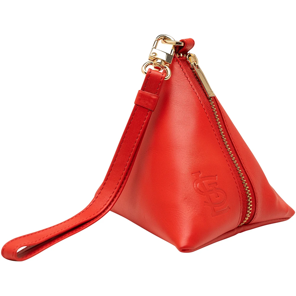 Lusso St. Louis Cardinals Rhea Dumpling Wristlet