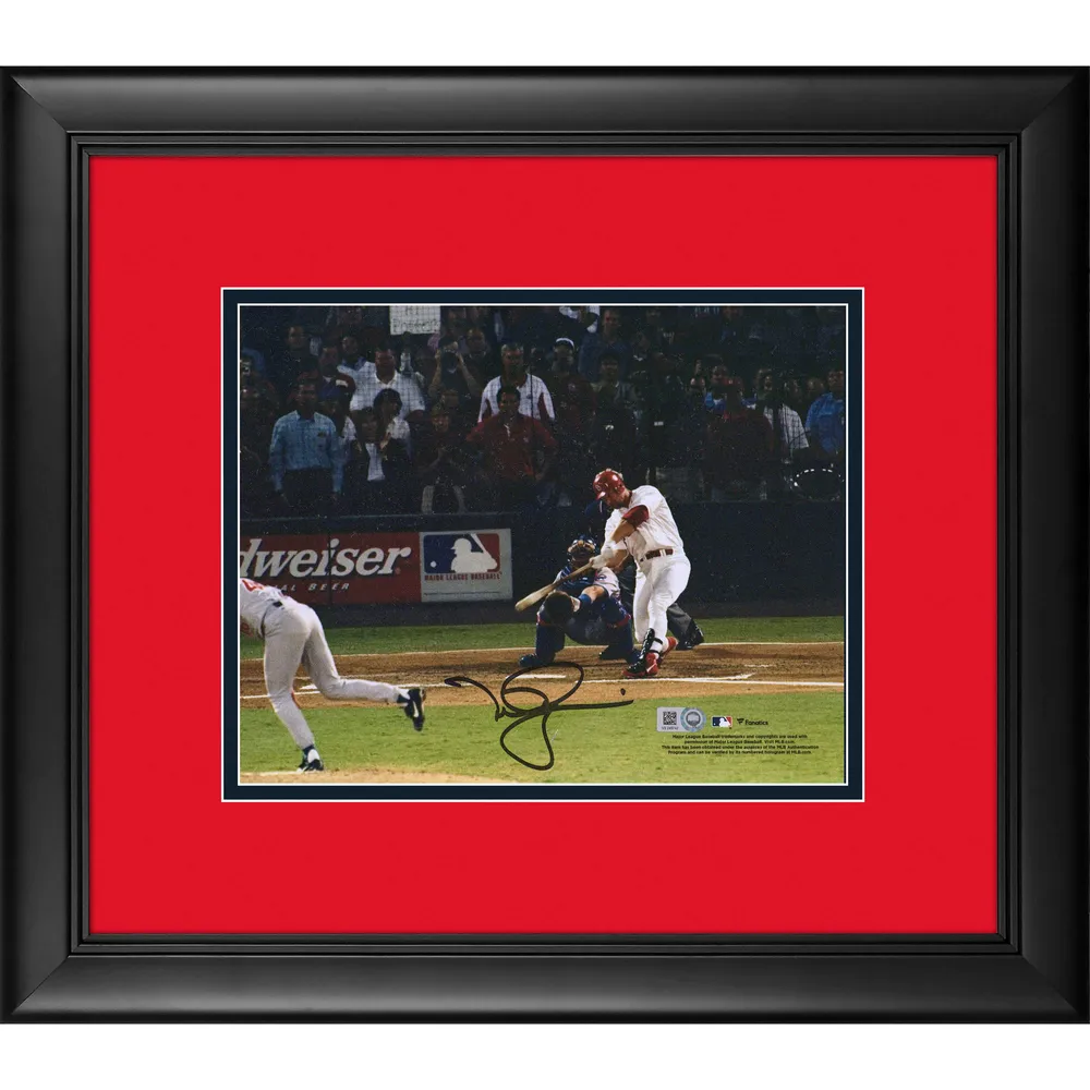 Sammy Sosa Chicago Cubs and Mark McGwire St. Louis Cardinals Autographed  Fanatics Authentic Framed 20 x 24 In Focus Photograph