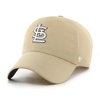 Men's '47  Khaki St. Louis Cardinals Performance Clean Up Adjustable Hat