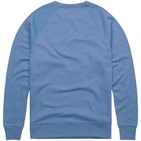 Men's Homage  Light Blue St. Louis Cardinals Retro Tri-Blend Pullover Sweatshirt