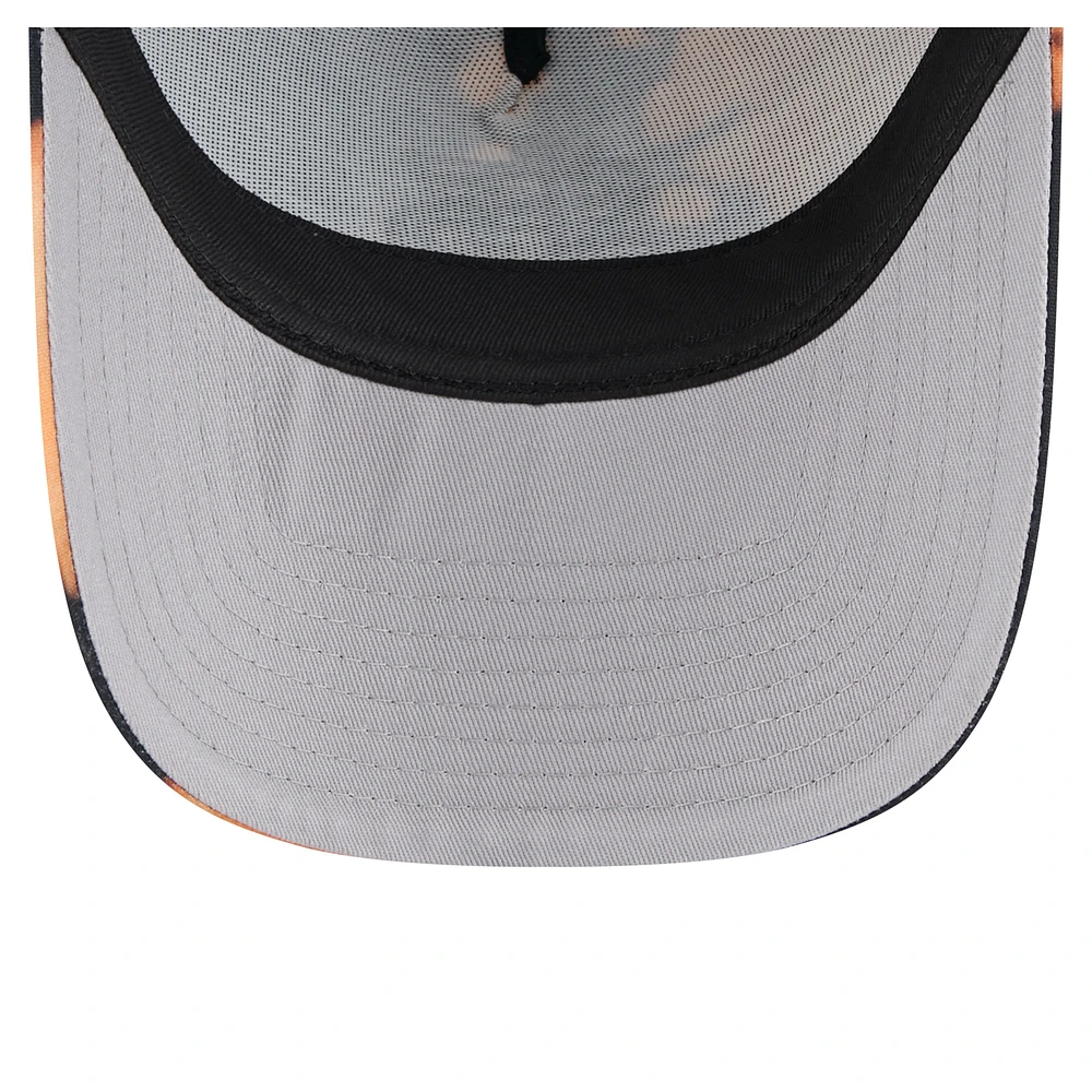 Men's New Era  Black St. Louis Cardinals Bleached A-Frame 9FORTY Adjustable Hat