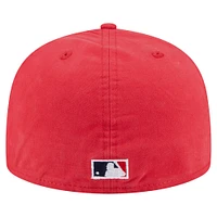 Men's New Era  Red St. Louis Cardinals Championship Side Flag A-Frame 59FIFTY Fitted Hat