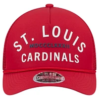 Men's New Era  Red St. Louis Cardinals Minimalist 9FORTY A-Frame Adjustable Hat