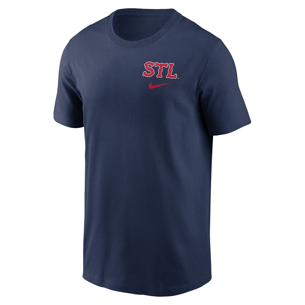 T-shirt Nike bleu marine St. Louis Cardinals 2025 City Connect pour homme