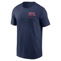 T-shirt Nike bleu marine St. Louis Cardinals 2025 City Connect pour homme
