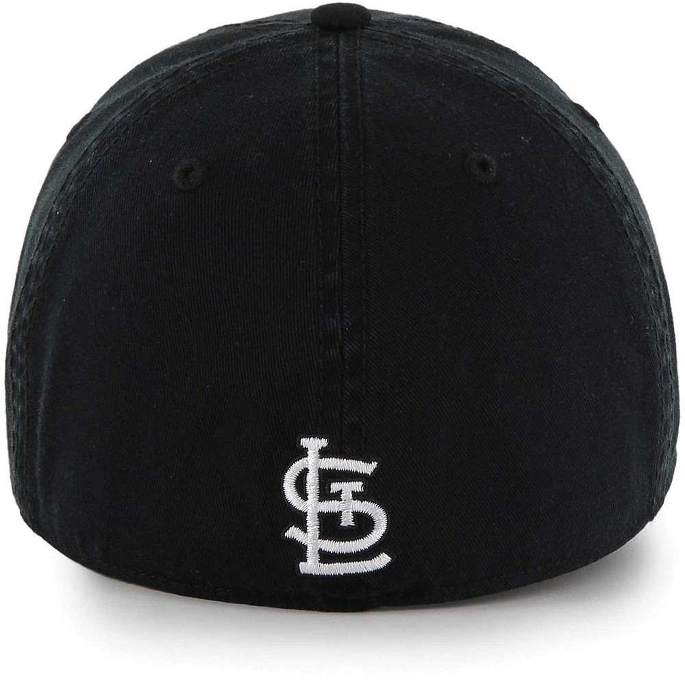 Men's '47 Black St. Louis Cardinals Crosstown Classic Franchise Fitted Hat