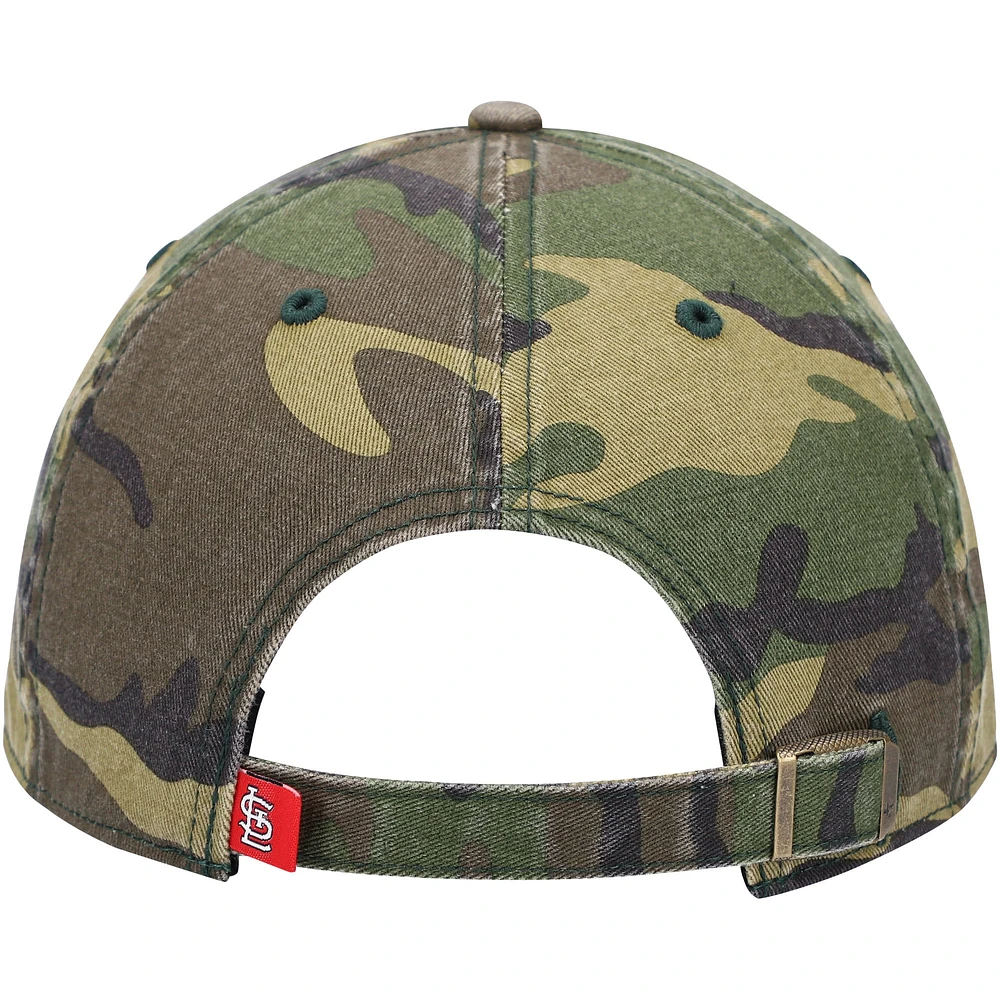 Men's '47 Camo St. Louis Cardinals Team Clean Up Adjustable Hat