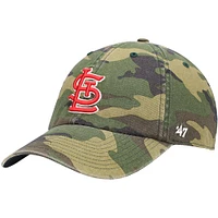 Men's '47 Camo St. Louis Cardinals Team Clean Up Adjustable Hat