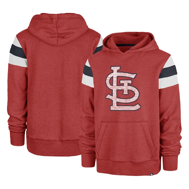 Lids St. Louis Cardinals Mitchell & Ness Postgame Short Sleeve Pullover  Hoodie - Heather Gray