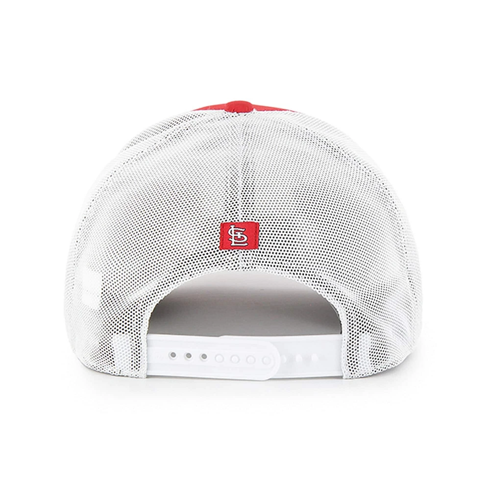 Men's '47 Red/White St. Louis Cardinals Scratch Adjustable Trucker Hat