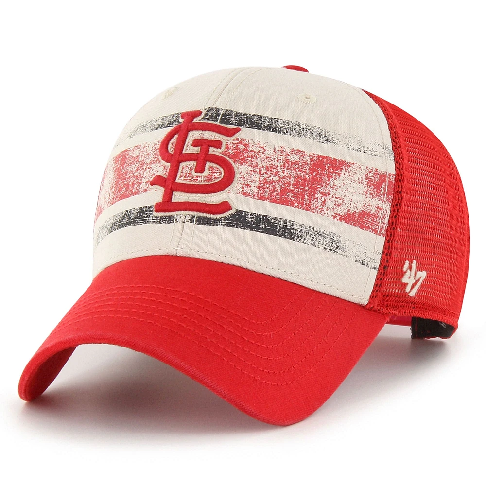 Men's '47 Red St. Louis Cardinals Breakout MVP Trucker Adjustable Hat