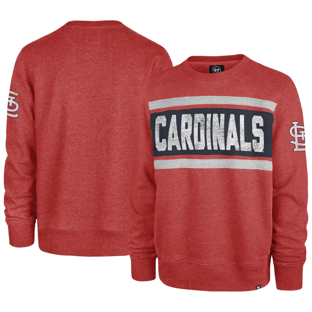 St. Louis Cardinals Levelwear Zane Fleece Pullover Sweatshirt - Navy