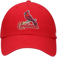 Casquette réglable '47 Red St. Louis Cardinals Clean Up pour homme