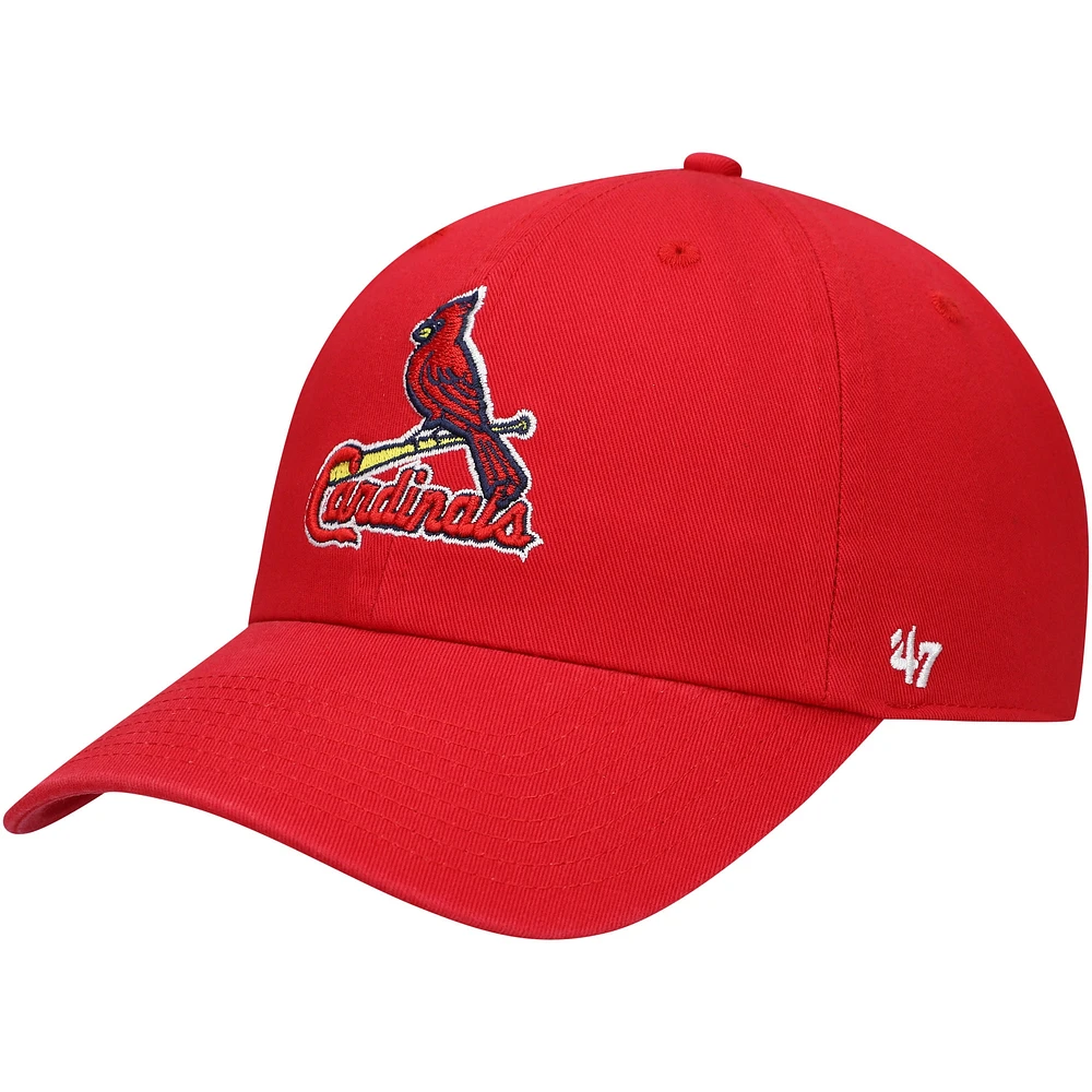 Casquette réglable '47 Red St. Louis Cardinals Clean Up pour homme