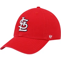 Casquette réglable '47 Red St. Louis Cardinals Clean Up pour homme