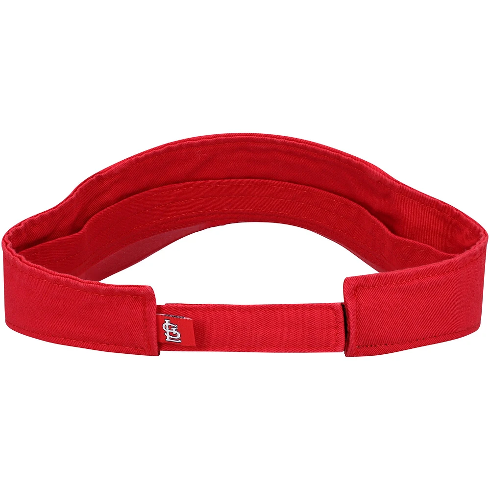 Visière réglable pour homme '47 Red St. Louis Cardinals Clean Up